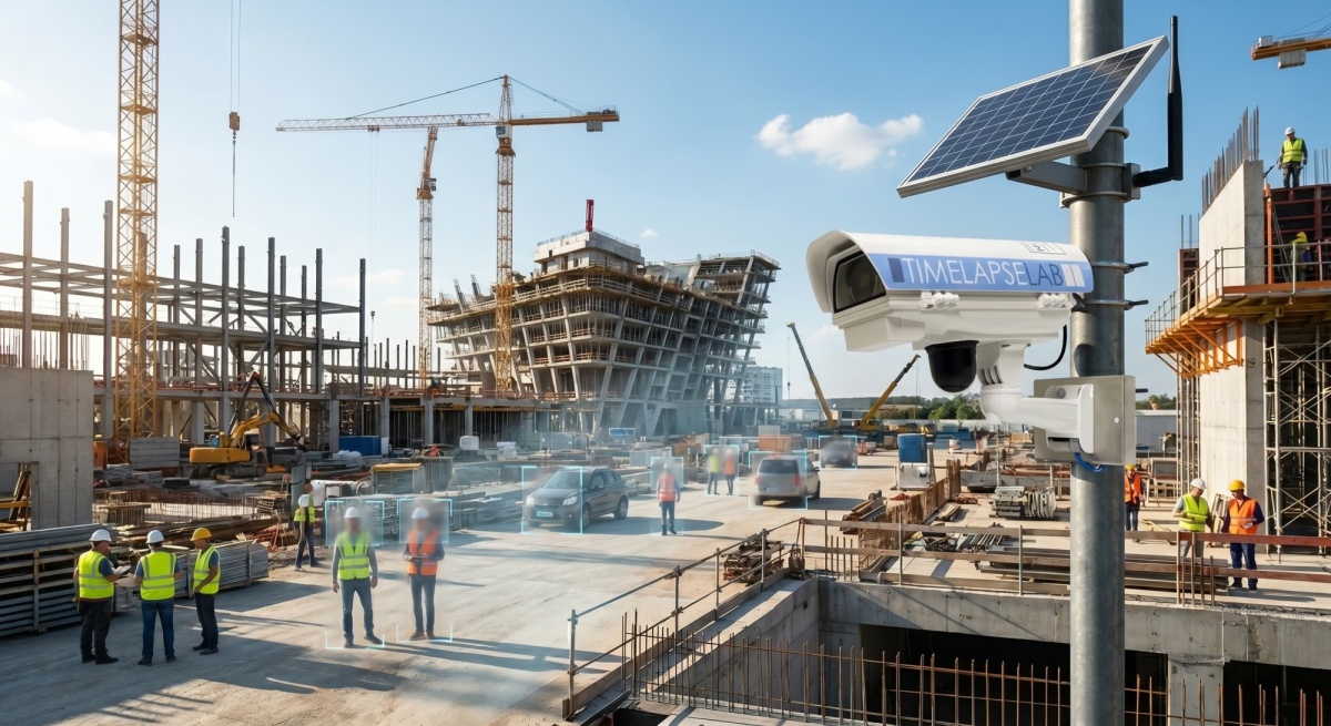 Construction time lapse camera 4K: why high-resolution monitoring matters for modern projects
